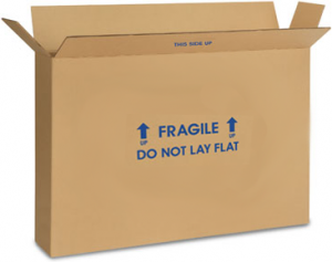 TV Box - 55" x 6.5" x 37" - Holds 47" to 55" TVs
