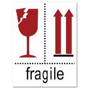 Fragile label - 2”x3”